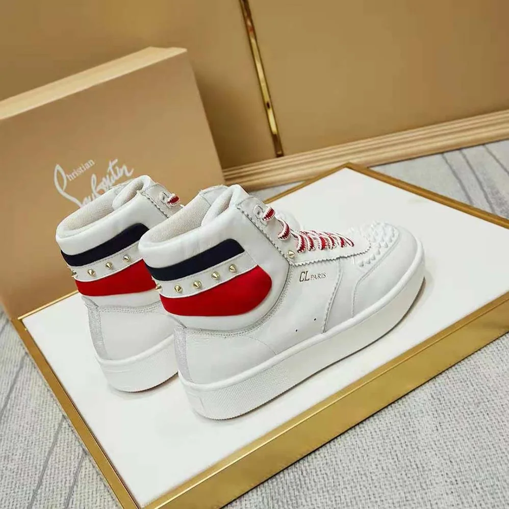 Christian Louboutin Top Rui Spikes Flat Tennis for Women in inspired Sneaker