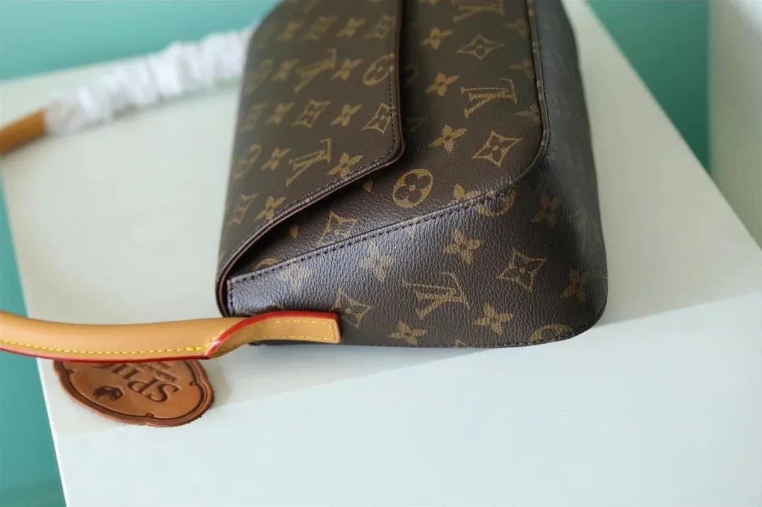 Louis Vuitton Mini Looping Flap Shoulder Bag Monogram in Brown LV Louis Vuitton Mini Looping Flap Shoulder Bag Monogram in Brown LV