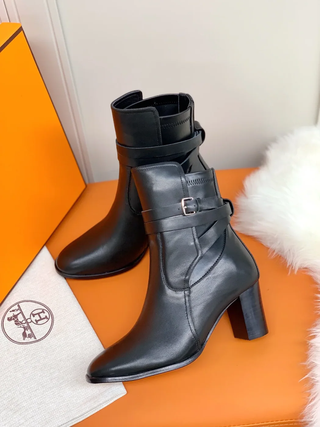 Hermes Frenchie 70 Ankle Boots Black / Hermes Frenchie 70 Ankle Boots Black /