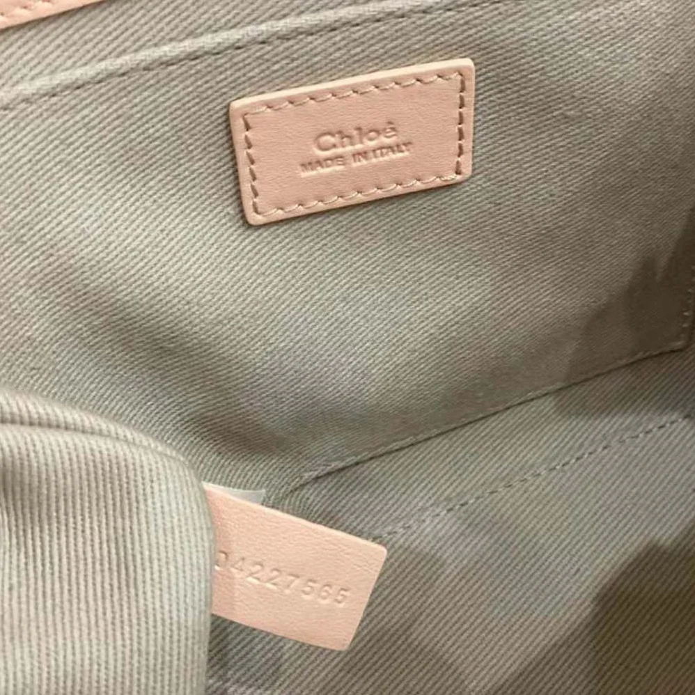 Chloe Mini Woody Tote Bag for Women in Pink Chloe Mini Woody Tote Bag for Women in Pink