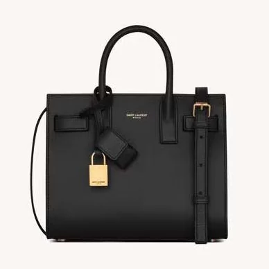 Saint Laurent YSL Sac De Jour in Smooth Leather for Women in Black Saint Laurent YSL Sac De Jour in Smooth Leather for Women in Black