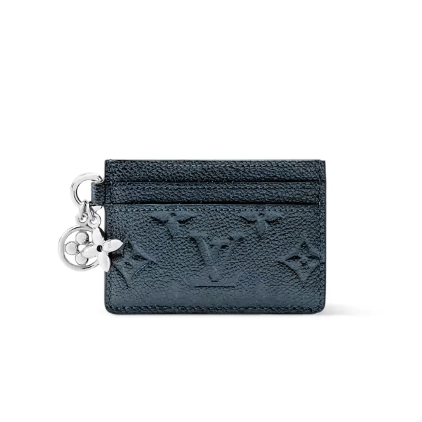 Louis Vuitton LV Charms Card Holder Shimmery Ink /