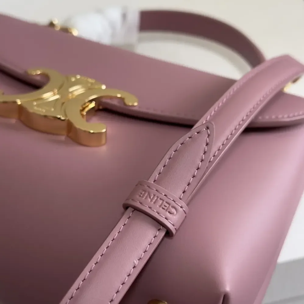 Celine Teen Nino Bag in Smooth Satinated Calfskin for Women in Rose