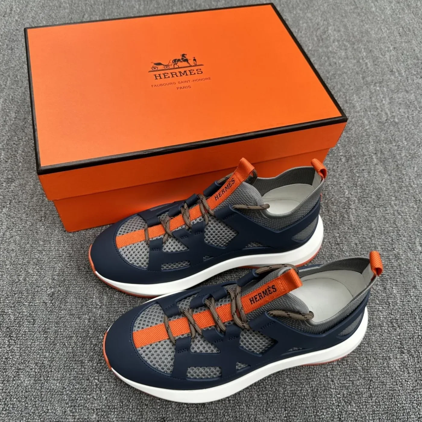 Hermes Katana Sneakers Gris Silex Hermes Katana Sneakers Gris Silex