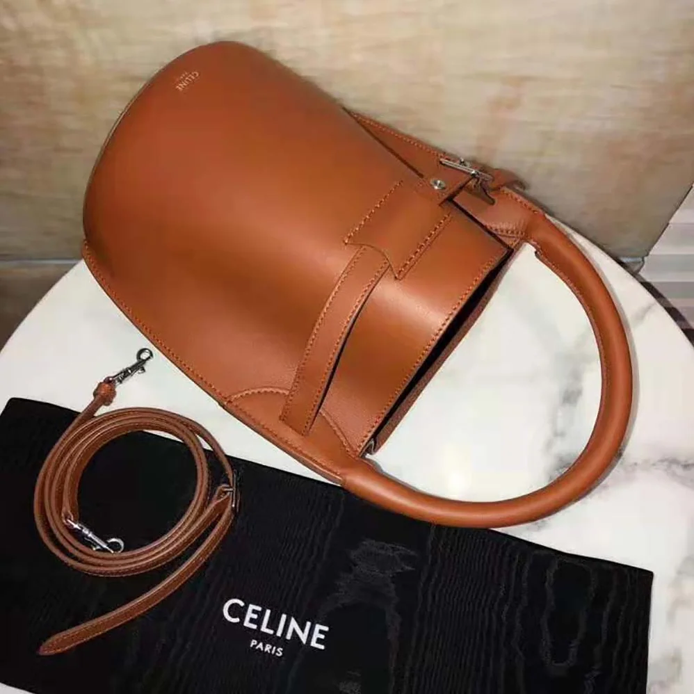 Celine Big Bag Nano Bucket in Smooth Calfskin for Women in Brown