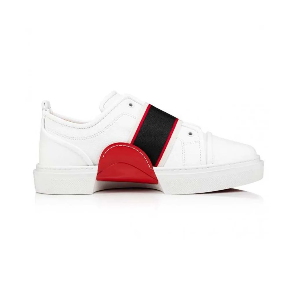 Christian Louboutin Adolescenza Sneakers for Men in White Christian Louboutin Adolescenza Sneakers for Men in White