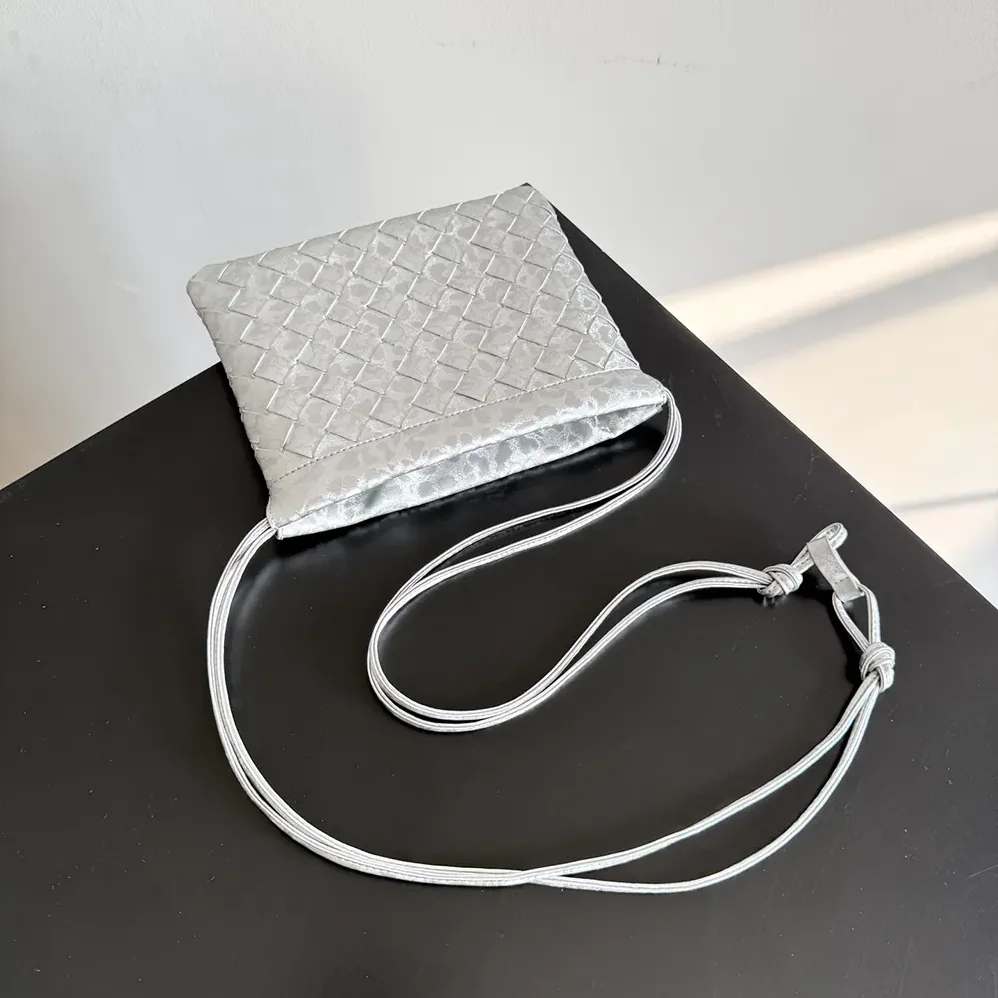 Bottega Veneta Small Dustbag for Women in Silver