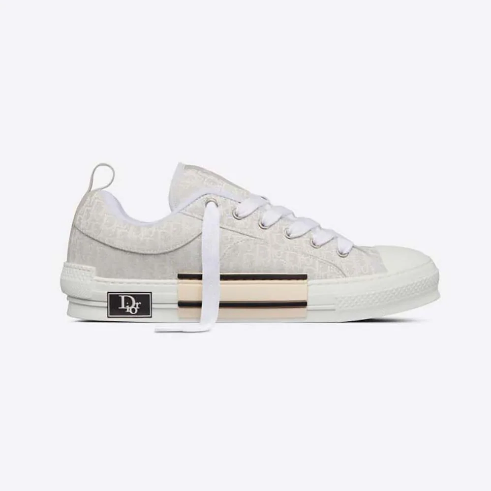 Dior B23 Skater Sneaker Cream Dior Oblique Jacquard for Men