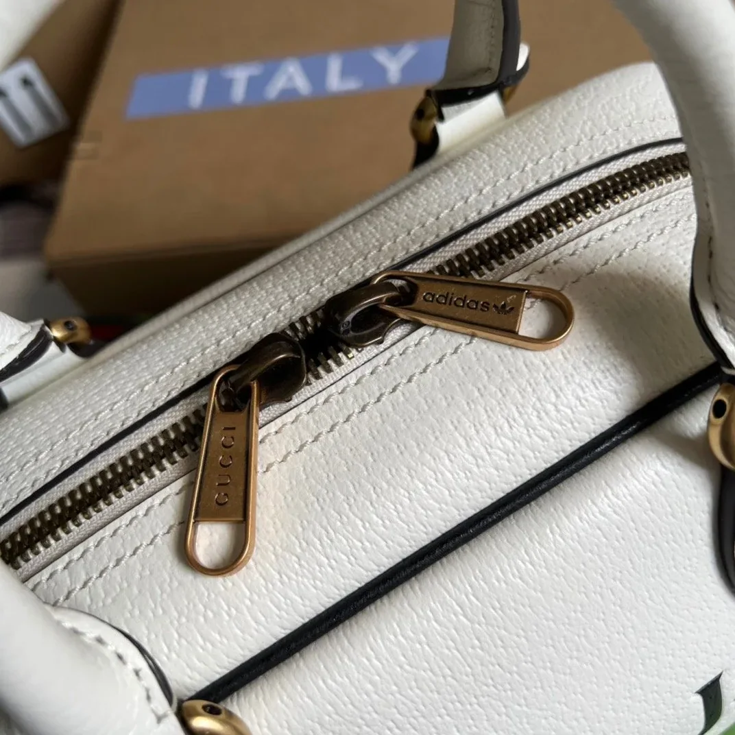 Gucci x Adidas Mini Duffle Bag White Gucci x Adidas Mini Duffle Bag White