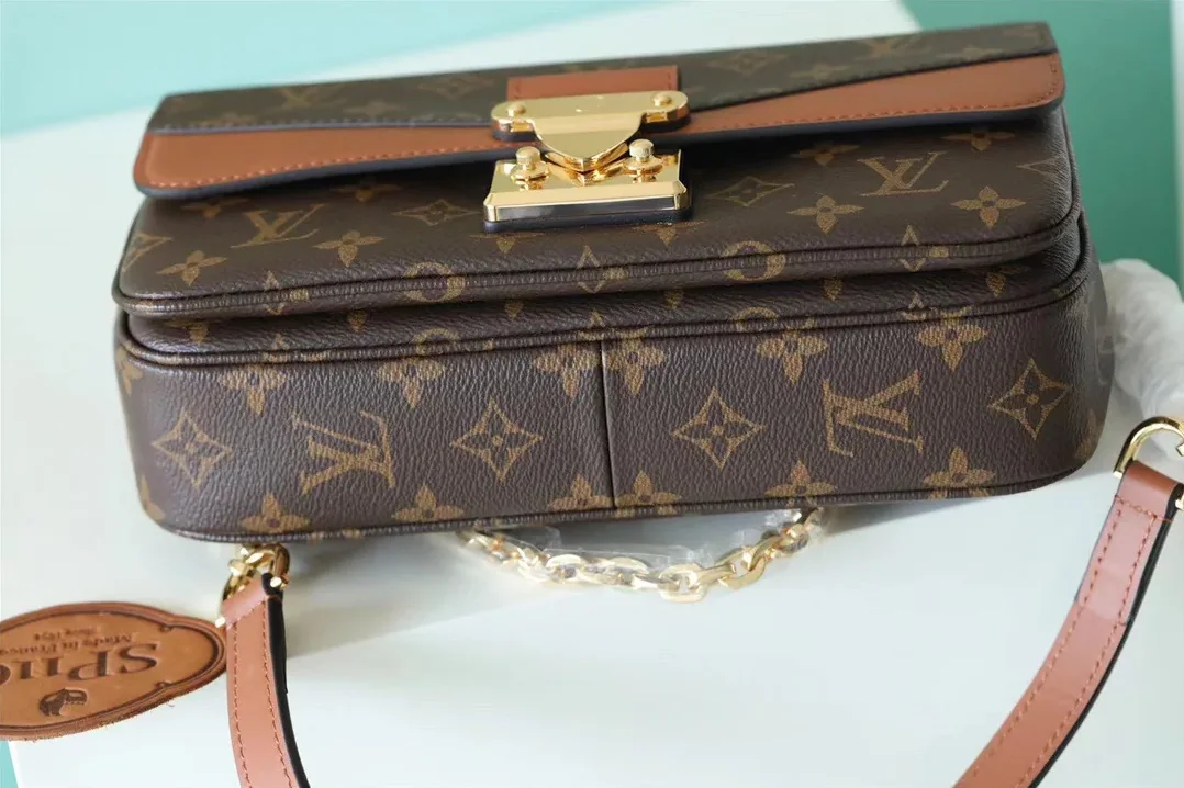 Louis Vuitton Marceau Crossbody Bag / Monogram Caramel Brown Gold Hardware Louis Vuitton Marceau Crossbody Bag / Monogram Caramel Brown Gold Hardware