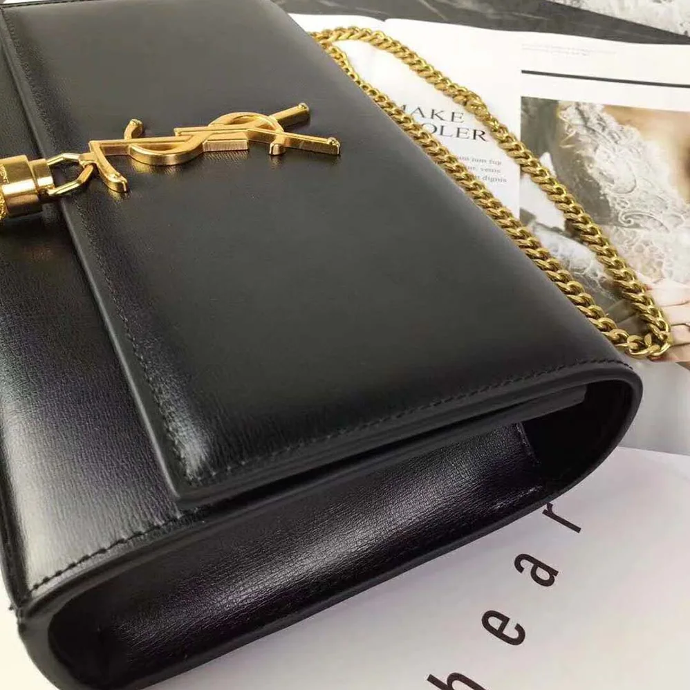 Saint Laurent YSL Kate Medium Tassel Smooth Leather for Women in Black Saint Laurent YSL Kate Medium Tassel Smooth Leather for Women in Black
