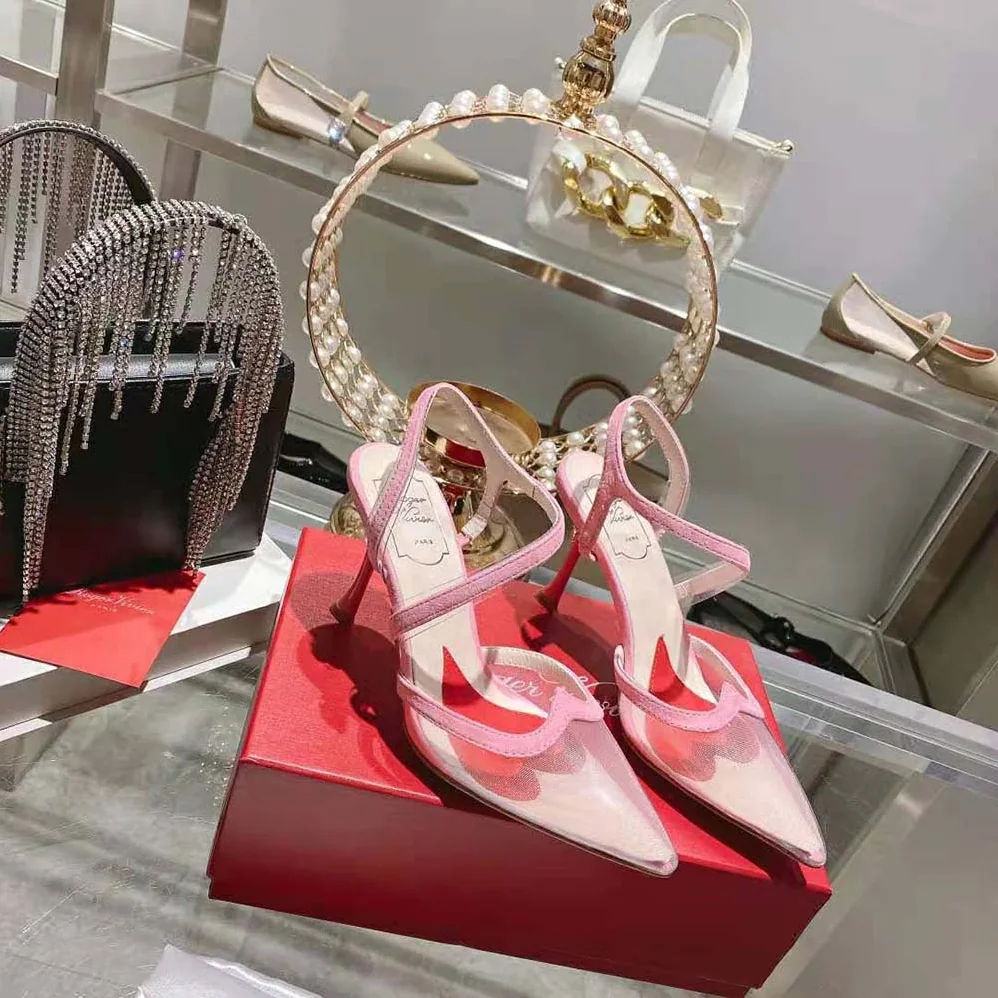 Roger Vivier I Love Vivier Slingback Pumps in PVC for Women in Pink