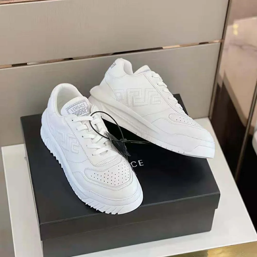 Versace Greca Odissea Sneakers for Men in White