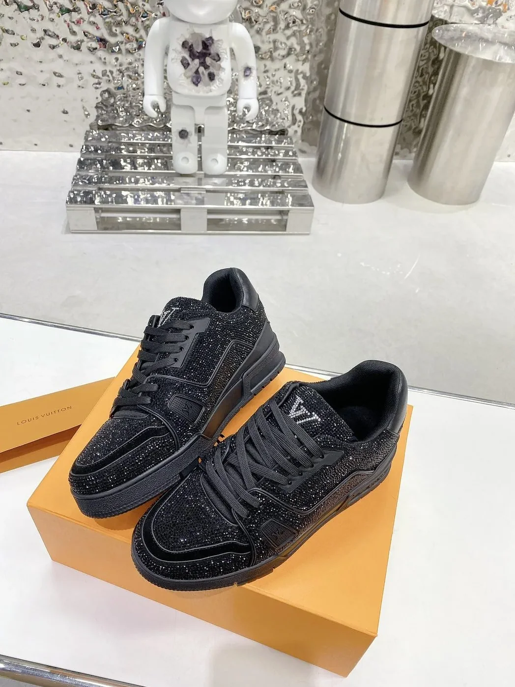 Louis Vuitton LV Trainers Black for Women