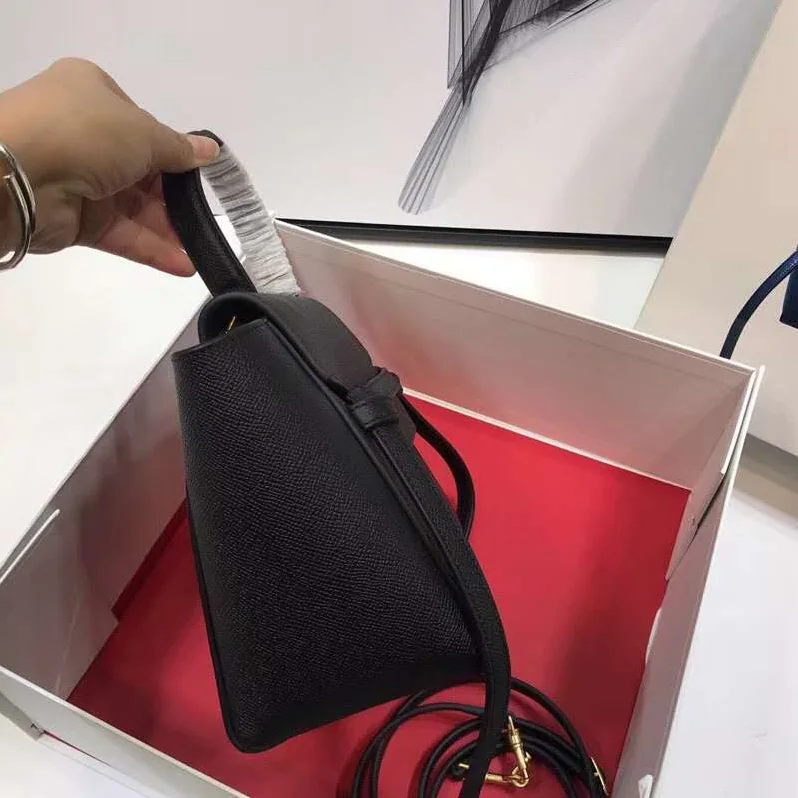 Celine Nano Belt Bag in Grained Calfskin for Women in Black Celine Nano Belt Bag in Grained Calfskin for Women in Black