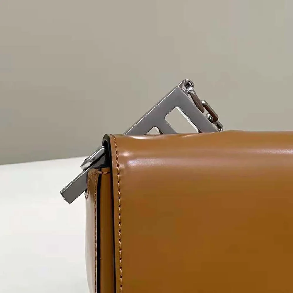 Fendi First Sight Brown Leather Mini Bag for Women