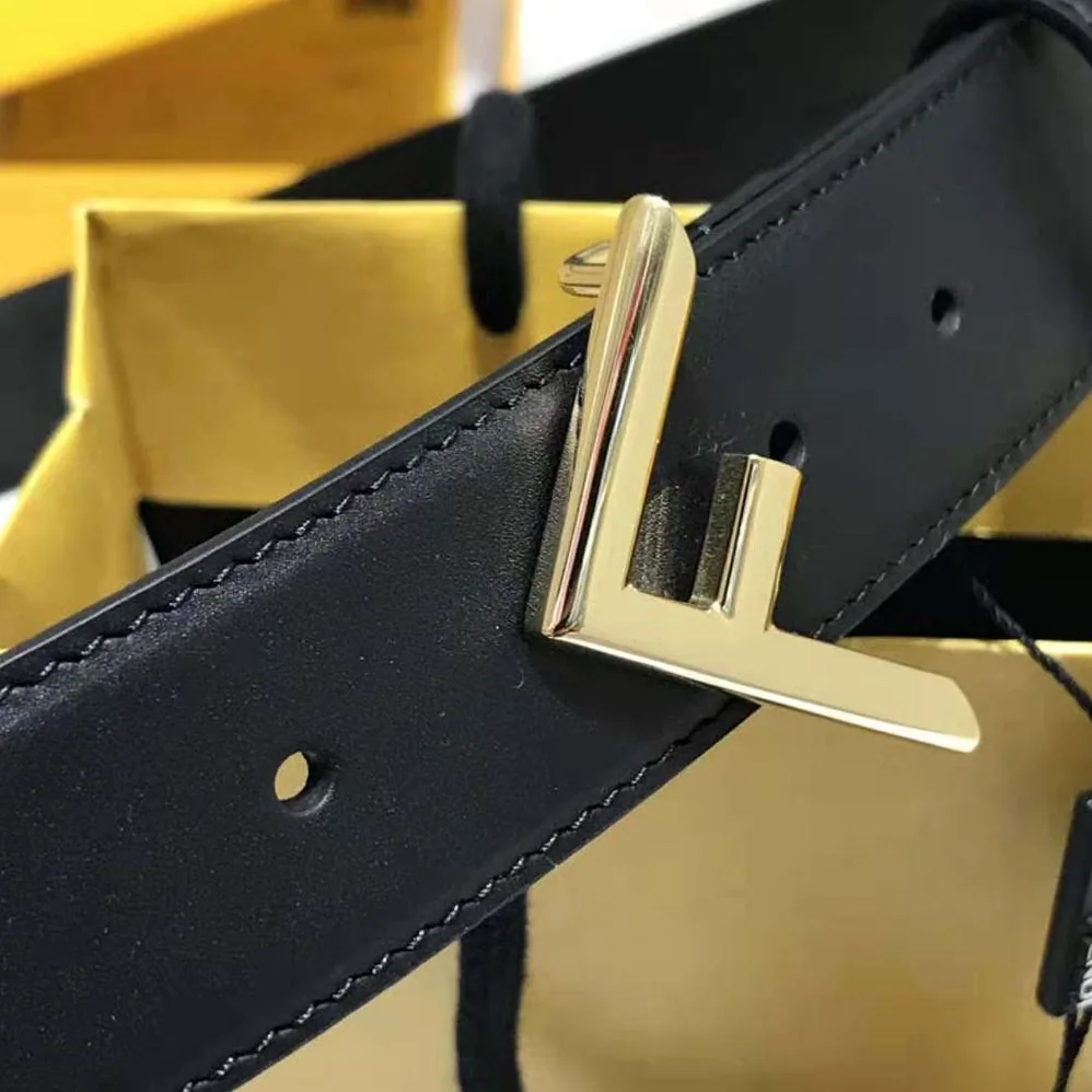 Fendi Black Leather Belt for Women Fendi Black Leather Belt for Women
