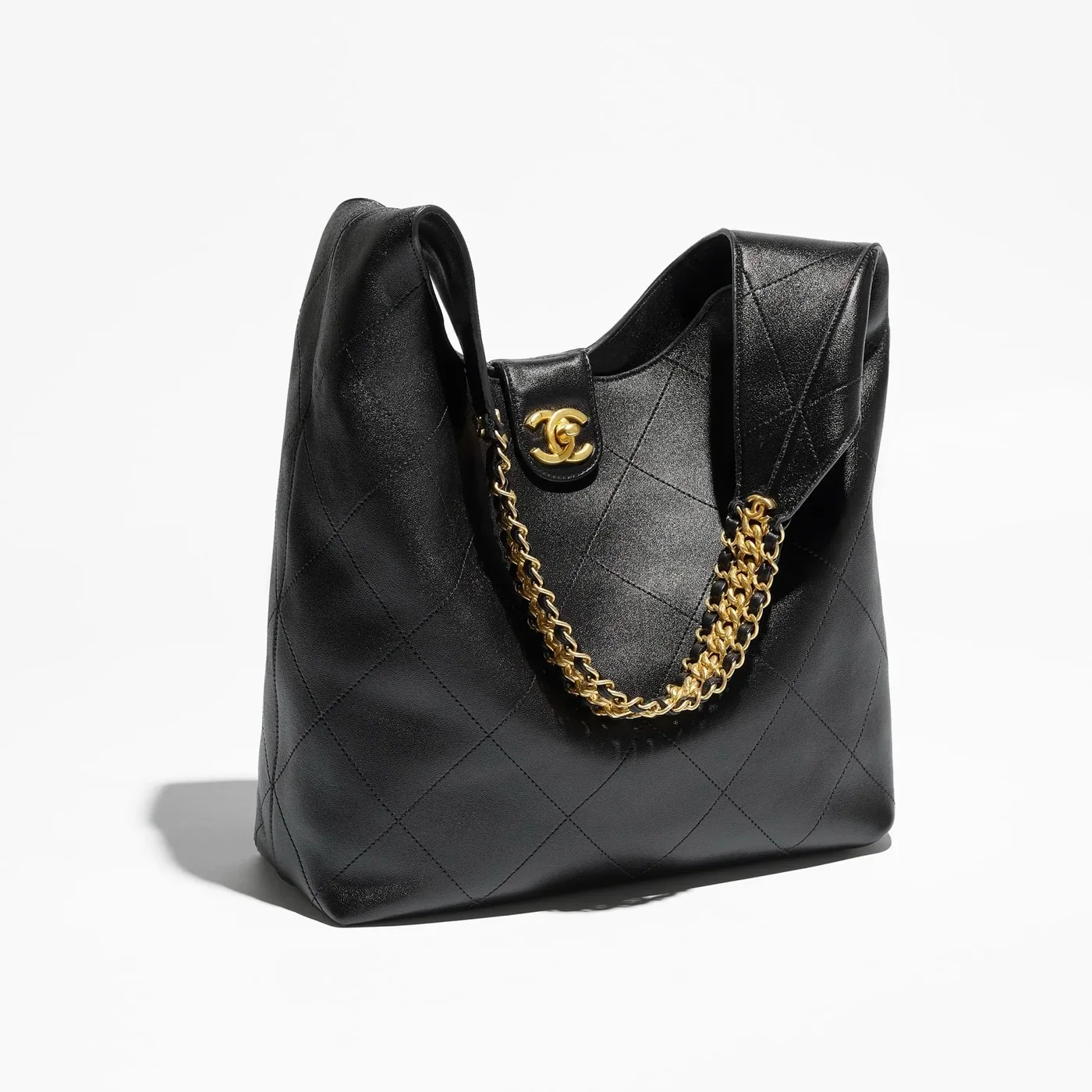 Chanel Hobo Large Bag / Black AS5410 Chanel Hobo Large Bag / Black AS5410