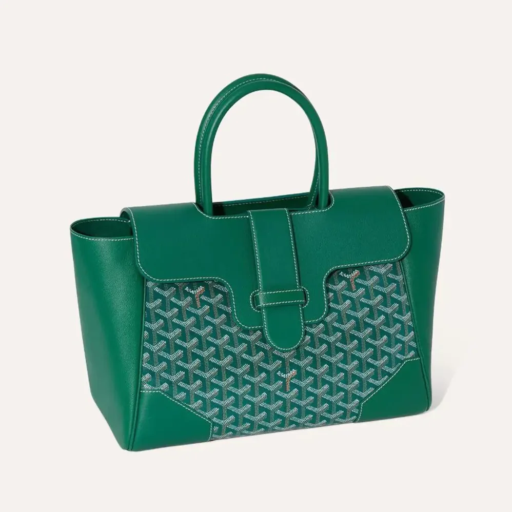 Goyard Saïgon Tote Bag for Women in Green Goyard Saïgon Tote Bag for Women in Green