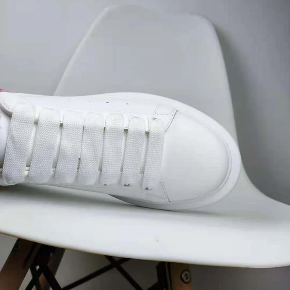 Alexander Mcqueen Oversized Sneaker in White for Women in halo Pink Alexander Mcqueen Oversized Sneaker in White for Women in halo Pink