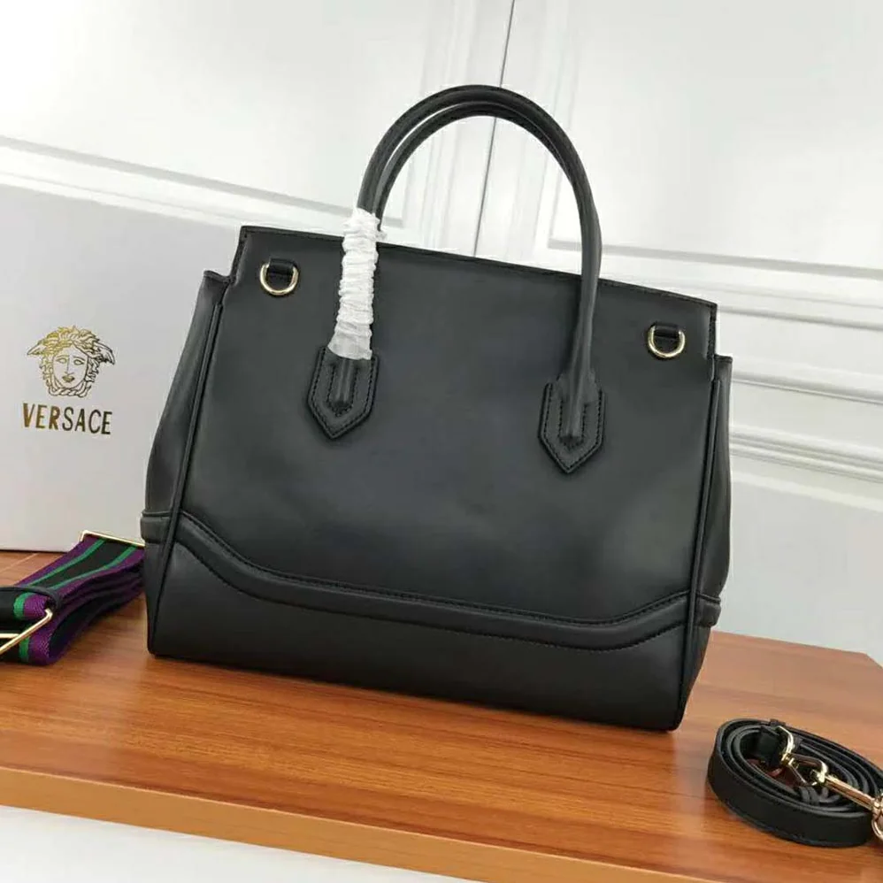 Versace Palazzo Empire Large Bag for Women in Black Versace Palazzo Empire Large Bag for Women in Black