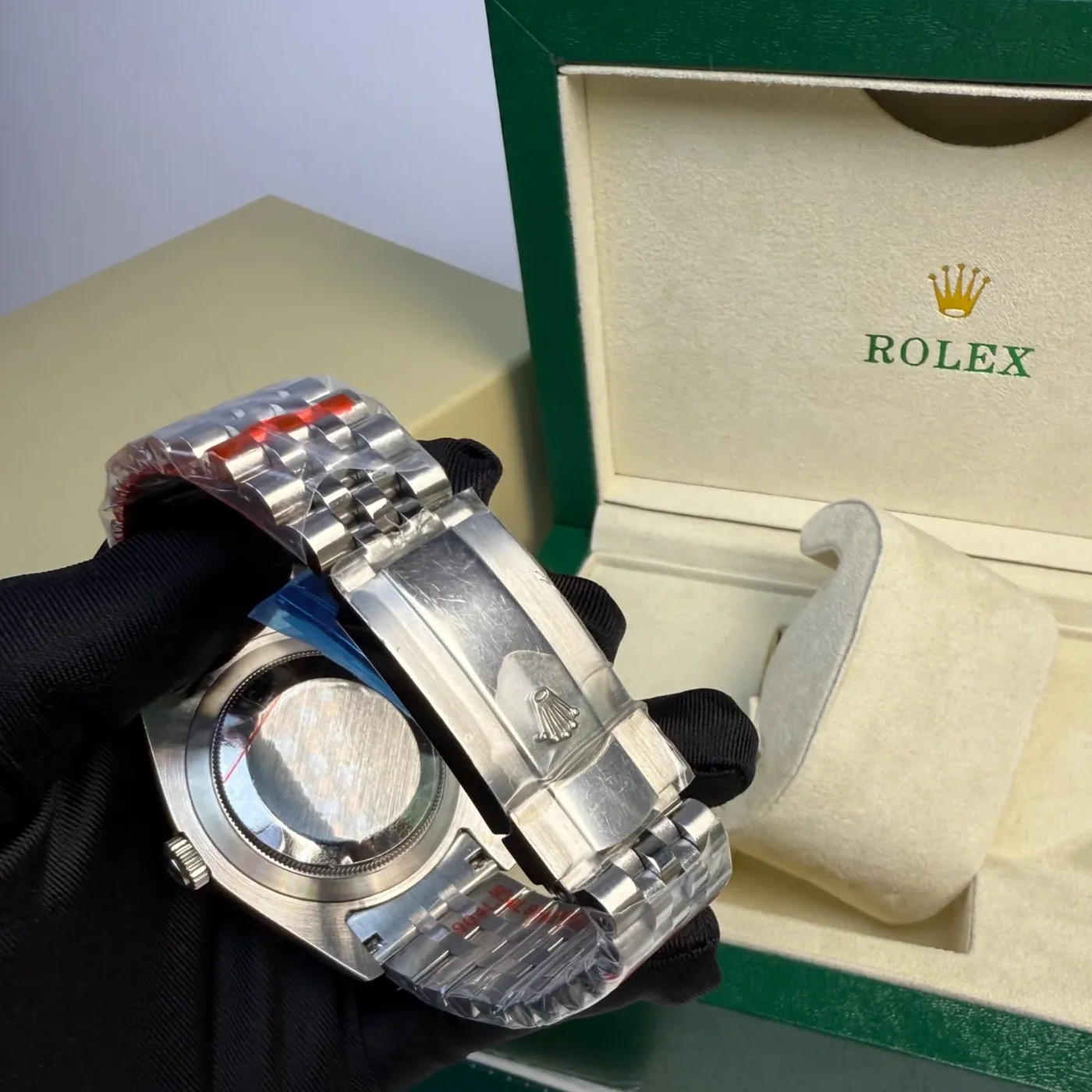 Rolex Sky Dweller Watch Silver Toned Blue Dial Rolex Sky Dweller Watch Silver Toned Blue Dial