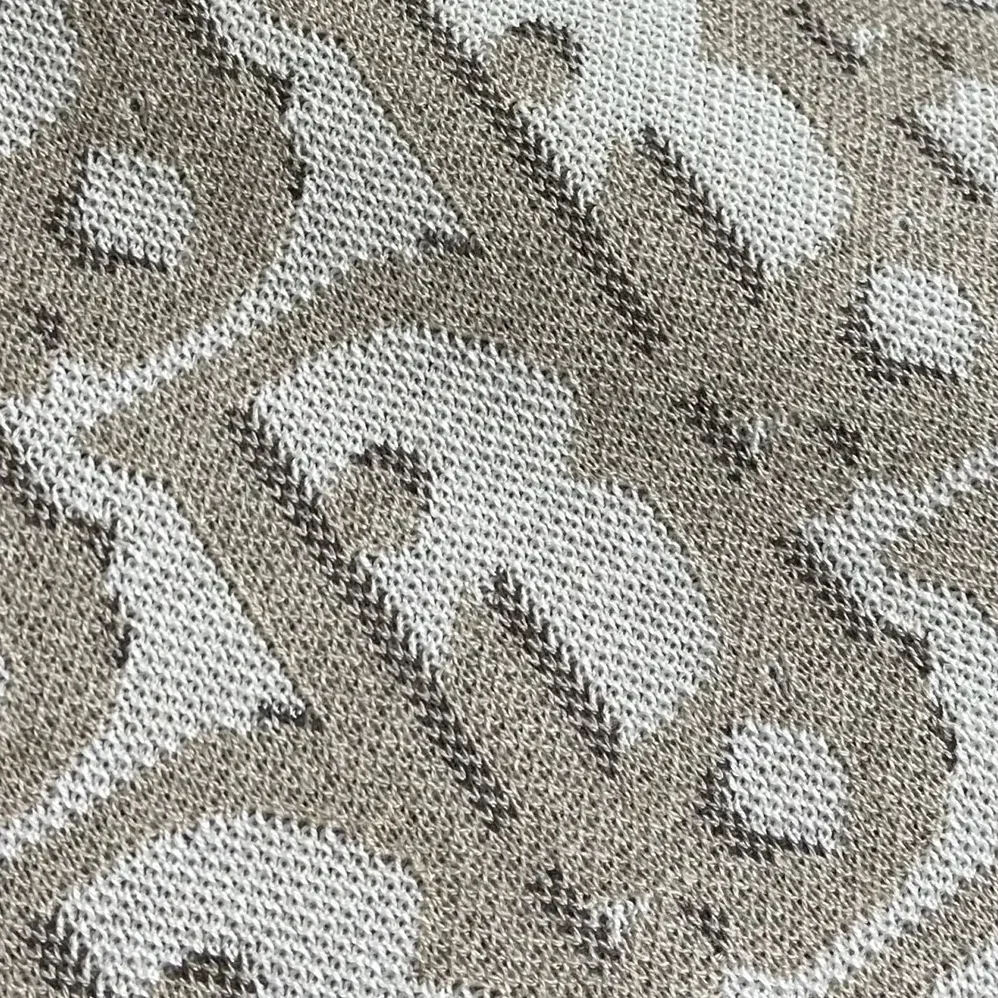 Dior Oblique T-Shirt Regular Fit Beige Cotton-Wool for Men in Silk Jacquard Dior Oblique T-Shirt Regular Fit Beige Cotton-Wool for Men in Silk Jacquard