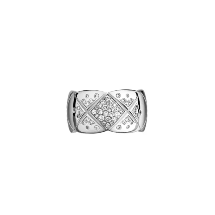 Chanel Coco Crush Ring White Gold Large Version Chanel Coco Crush Ring White Gold Large Version