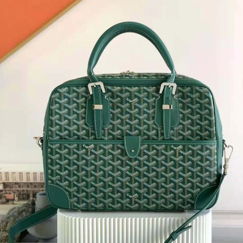 Goyard Ambassade MM Document Case for Women in Green Goyard Ambassade MM Document Case for Women in Green