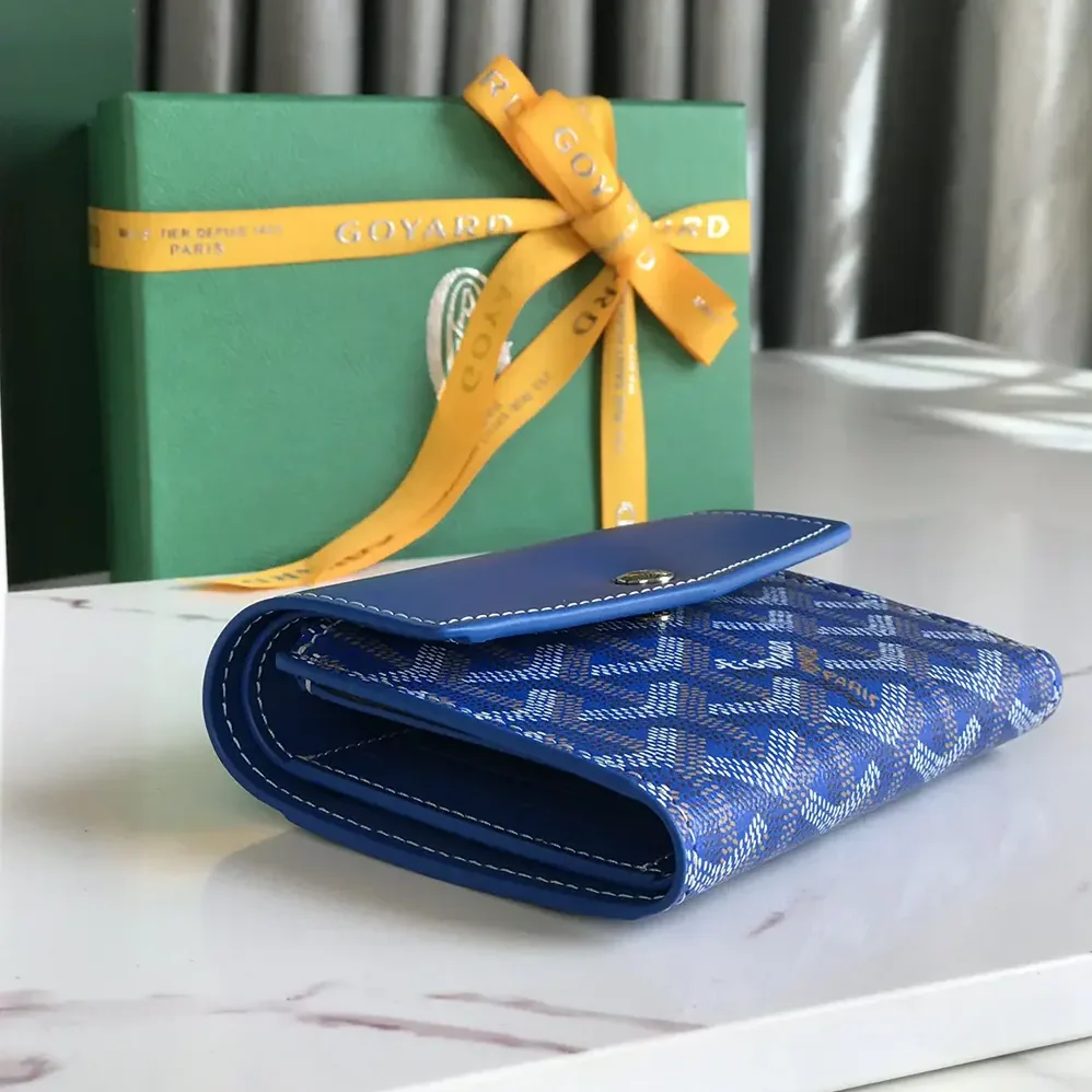 Goyard Saint Gabrie Wallet for Unisex in Blue