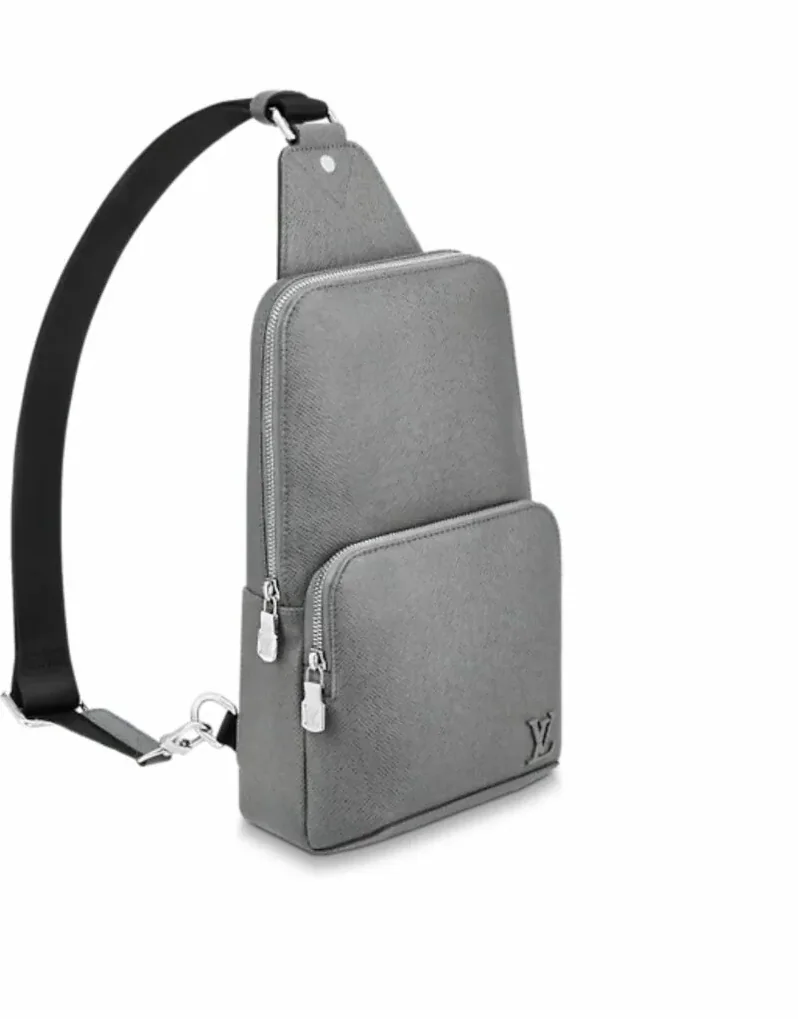Louis Vuitton Avenue Sling Bag Taiga Grey