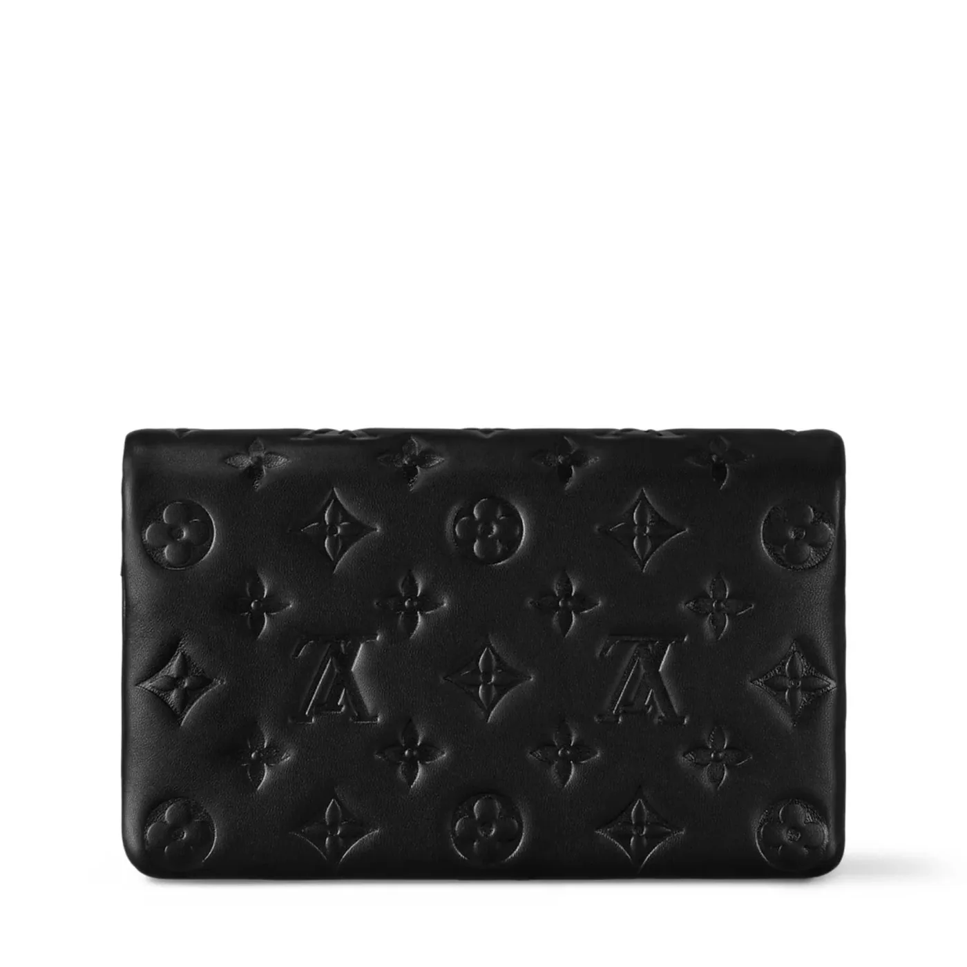 Louis Vuitton Pochette Coussin Shoulder Bag in Black Gold Hardware