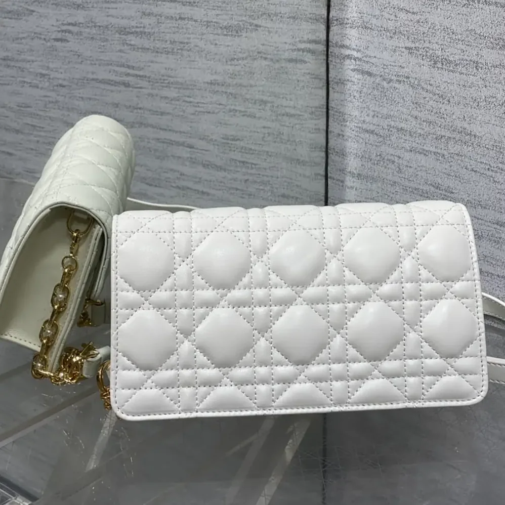 Dior Jolie Mini Bag Latte Cannage Lambskin for Women Dior Jolie Mini Bag Latte Cannage Lambskin for Women