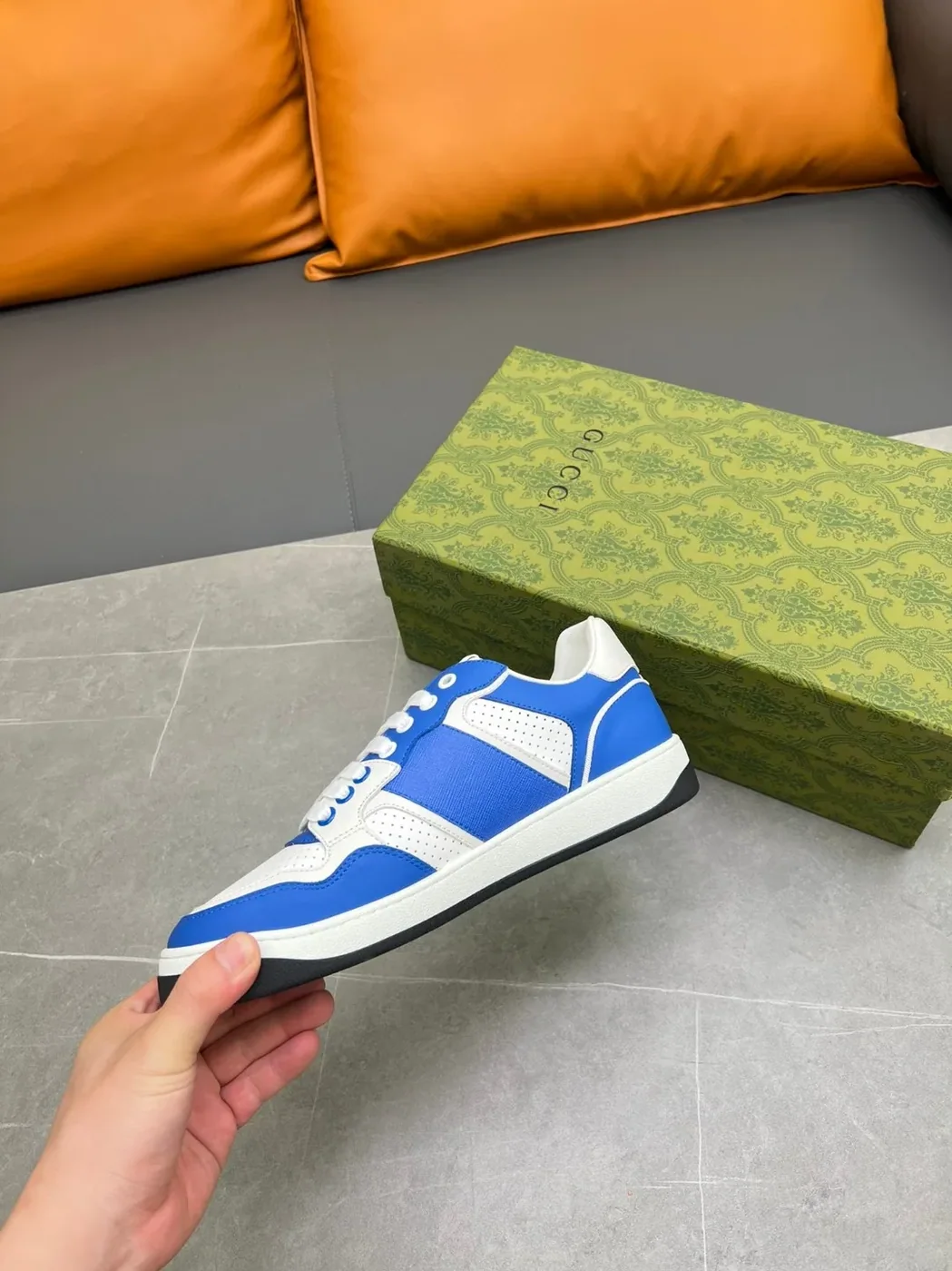 Gucci Mac80 Sneaker Blue Gucci Mac80 Sneaker Blue