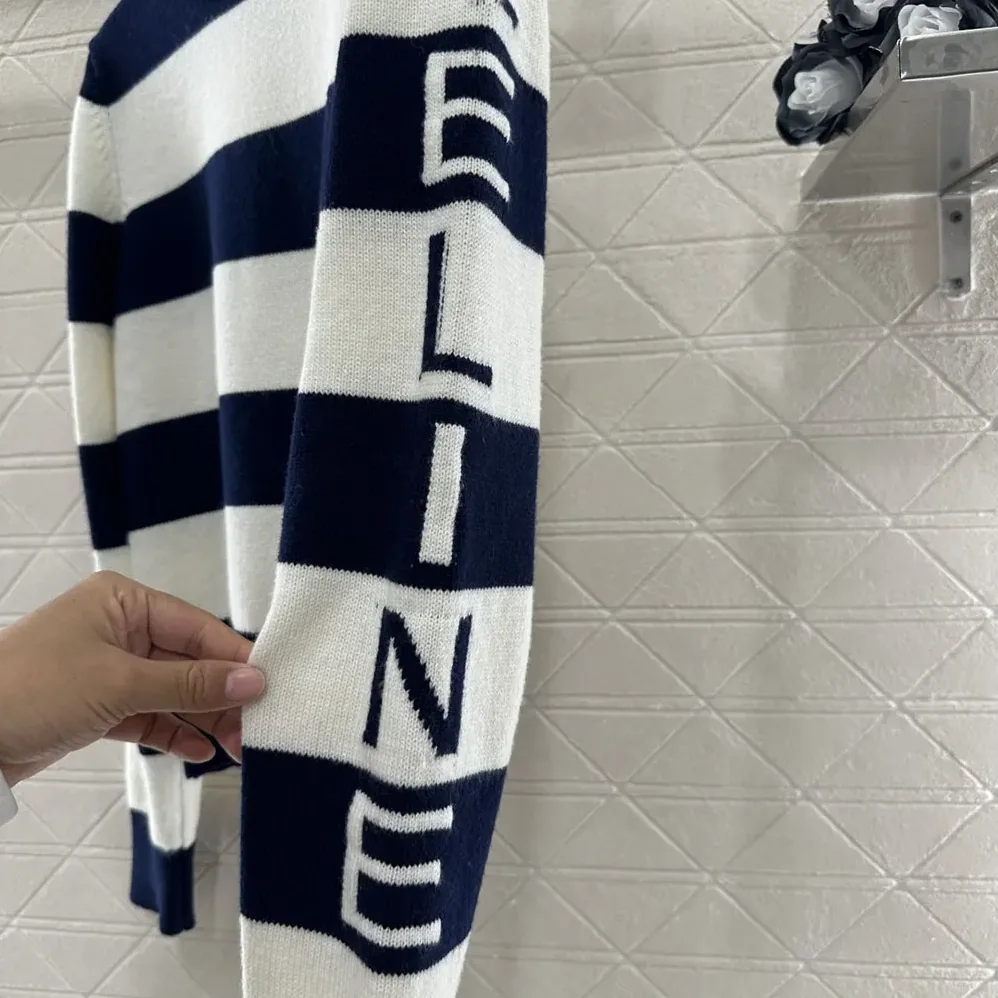 Celine Crewneck Sweater in Wool Cashmere for Women