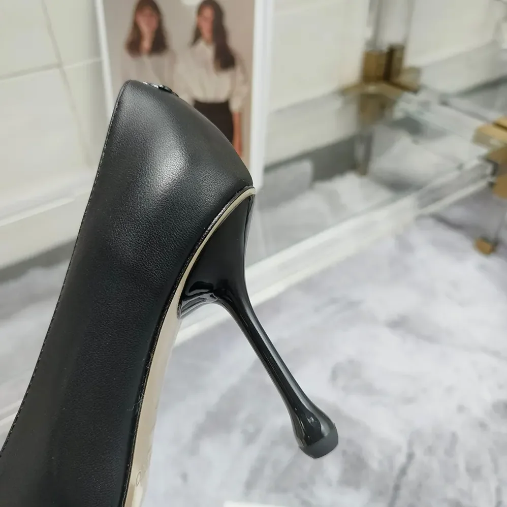 Jimmy Choo Ixia 80 Black Nappa Leather Pumps for Women