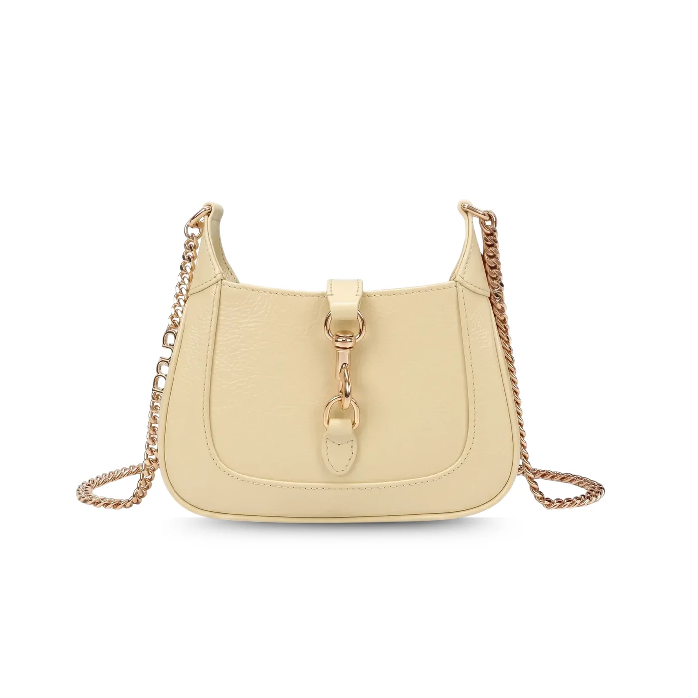 Gucci Jackie Notte Mini Crossbody Bag in Light Yellow Gold Hardware