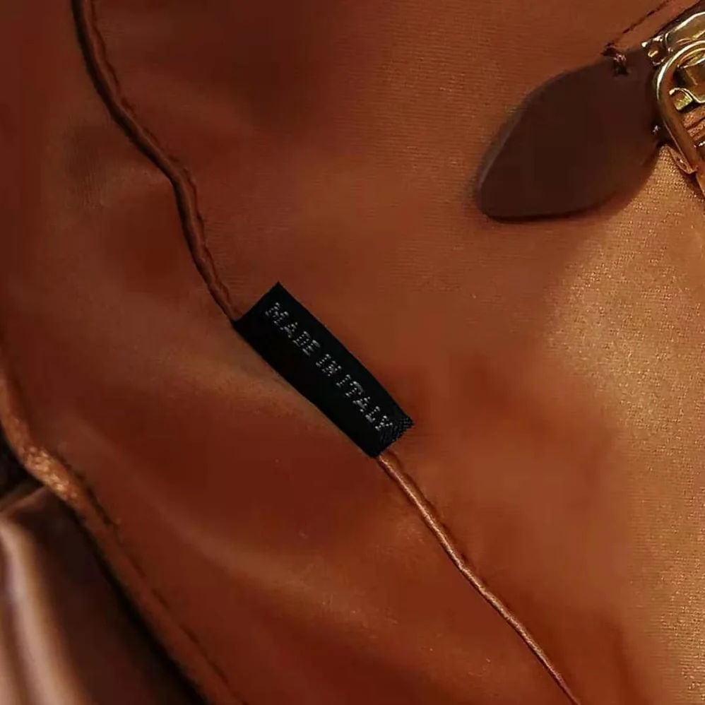 Miu Miu Leather Top-Handle Bag for Women in Brown