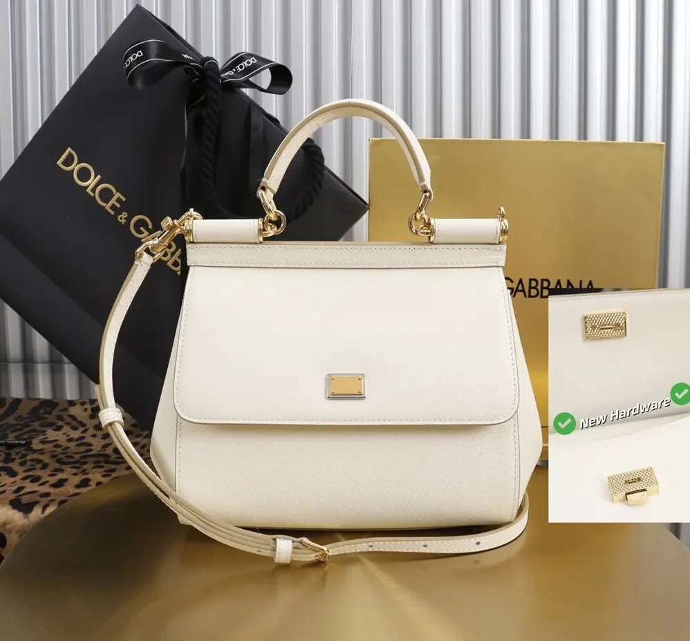 Dolce Gabbana D&G Medium Dauphine Leather Sicily Bag for Women Dolce Gabbana D&G Medium Dauphine Leather Sicily Bag for Women