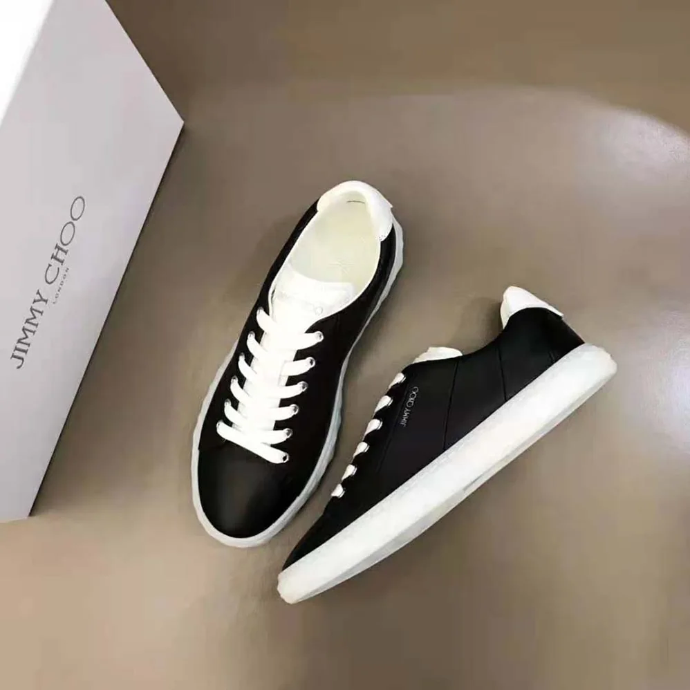 Jimmy Choo Diamond Light/f Black Nappa Leather Low for Women in Top Trainers Jimmy Choo Diamond Light/f Black Nappa Leather Low for Women in Top Trainers
