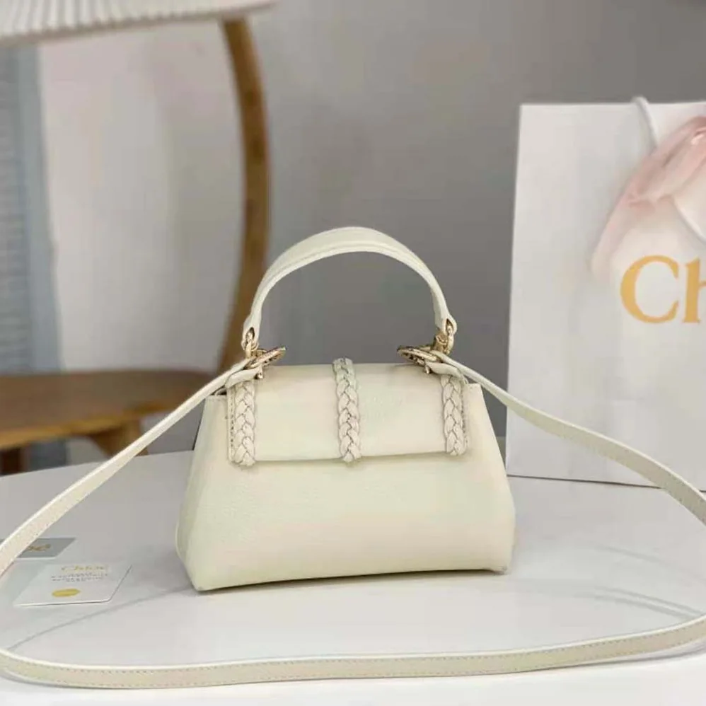 Chloe Penelope Mini Soft Shoulder Bag for Women in White Chloe Penelope Mini Soft Shoulder Bag for Women in White