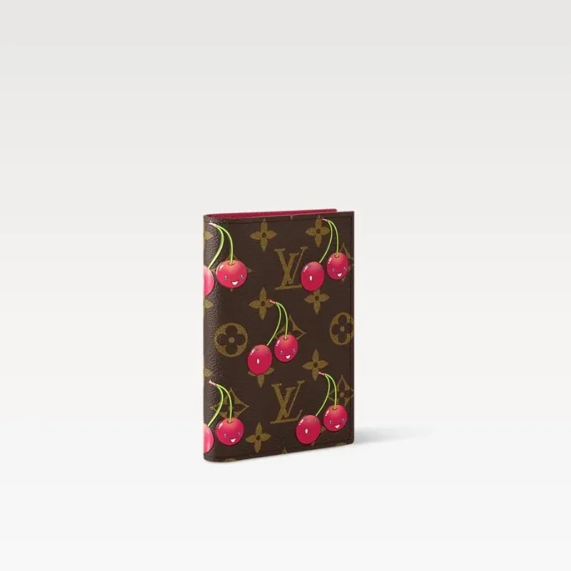 Louis Vuitton LV x TM Passport Cover Monogram Cherry /