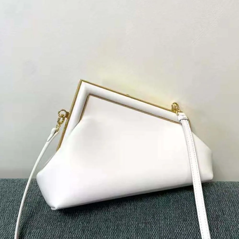 Fendi First Small White Leather Bag for Women
