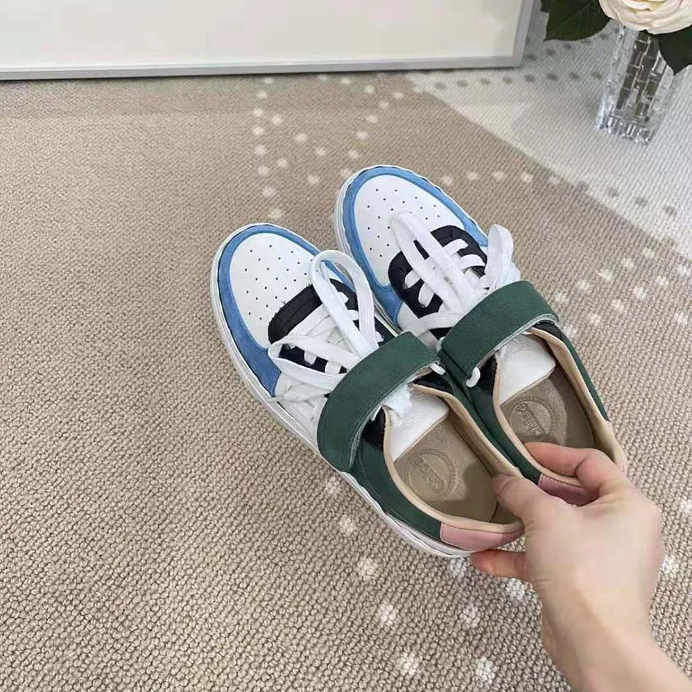 Chloe Lauren Sneaker with Strap for Women in Blue Chloe Lauren Sneaker with Strap for Women in Blue