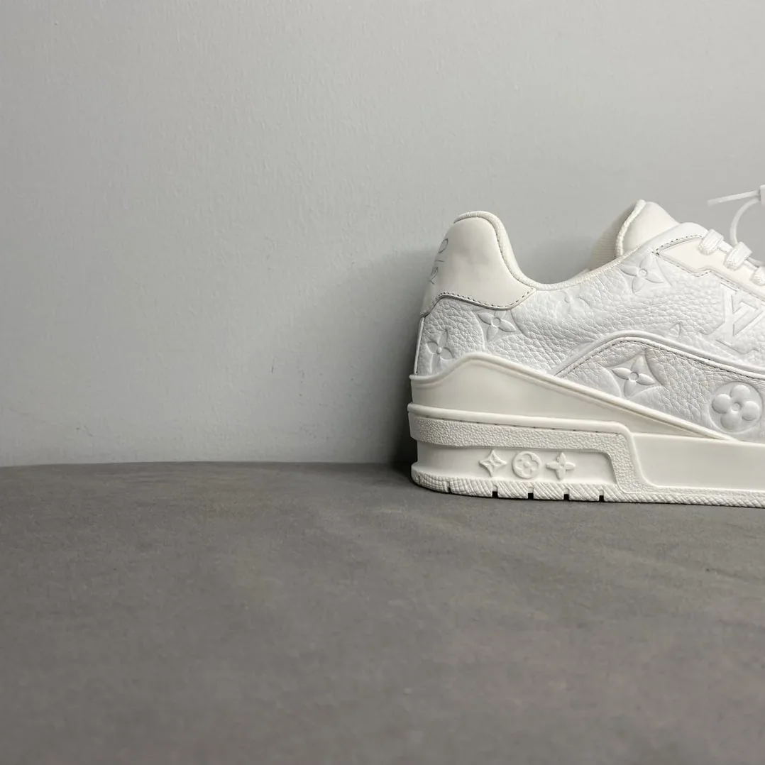 Louis Vuitton Trainer Sneaker Mix Of Materials White Virgil Abloh Louis Vuitton Trainer Sneaker Mix Of Materials White Virgil Abloh