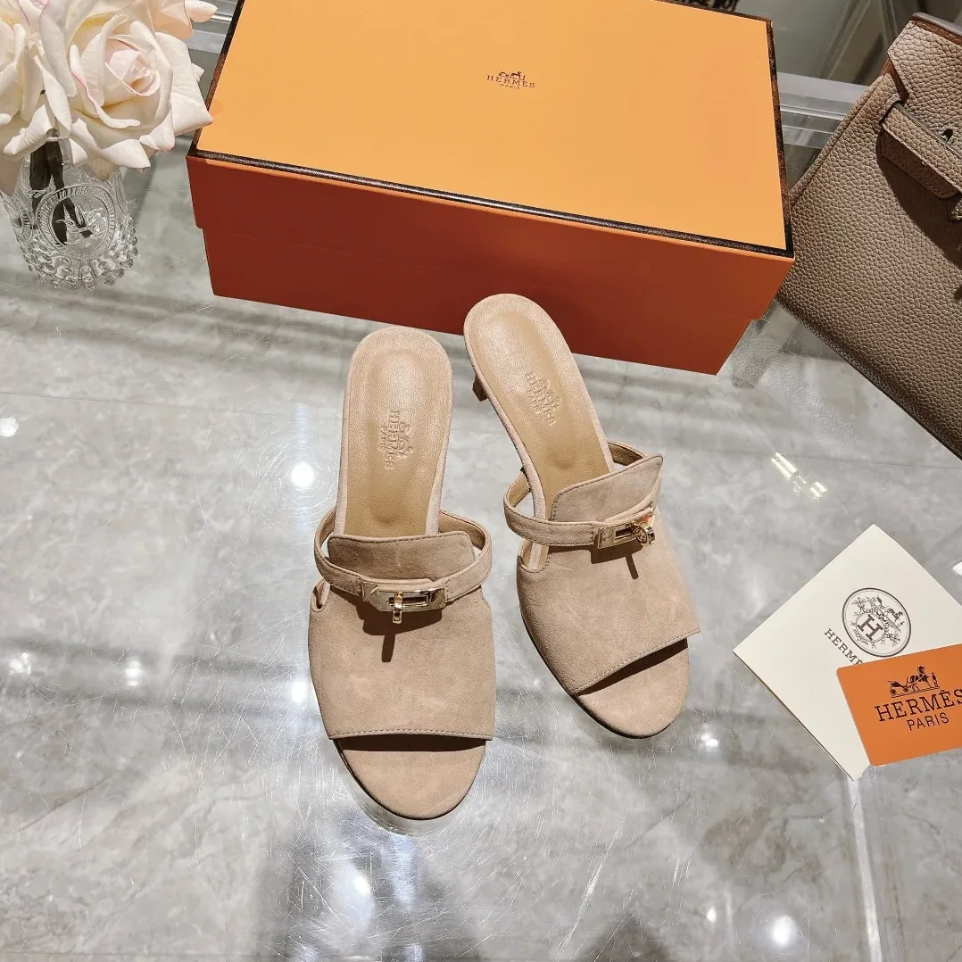 Hermes Cute Sandal Beige Hermes Cute Sandal Beige