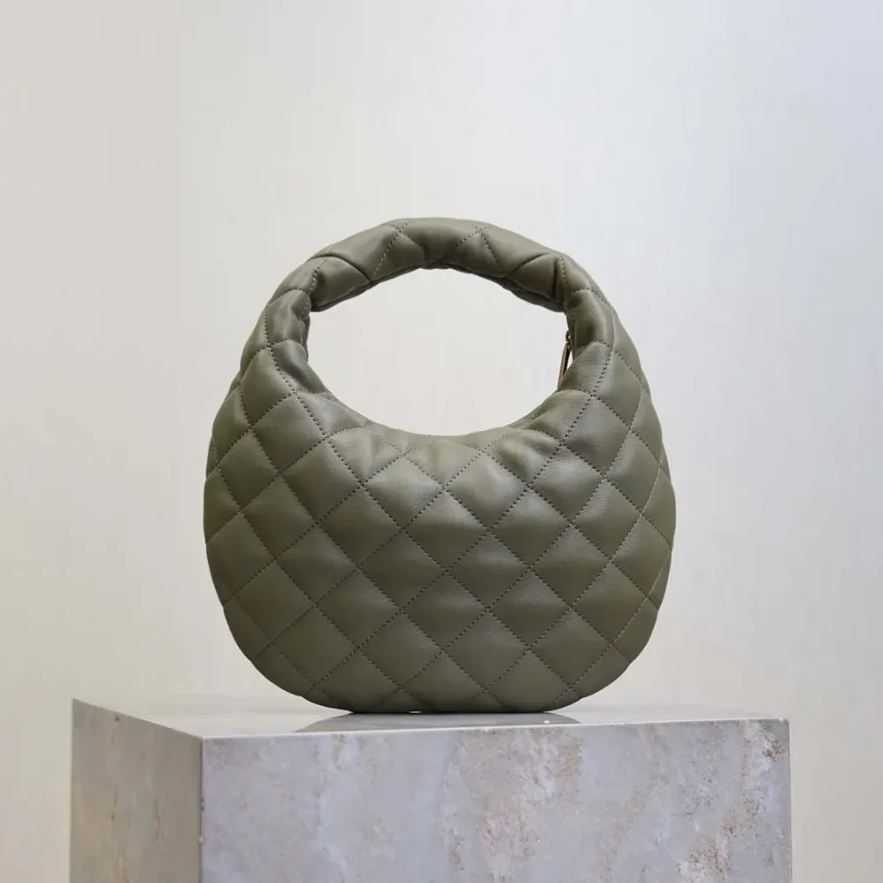 Saint Laurent YSL Icarino In Quilted Nappa for Women in Dark Green Saint Laurent YSL Icarino In Quilted Nappa for Women in Dark Green