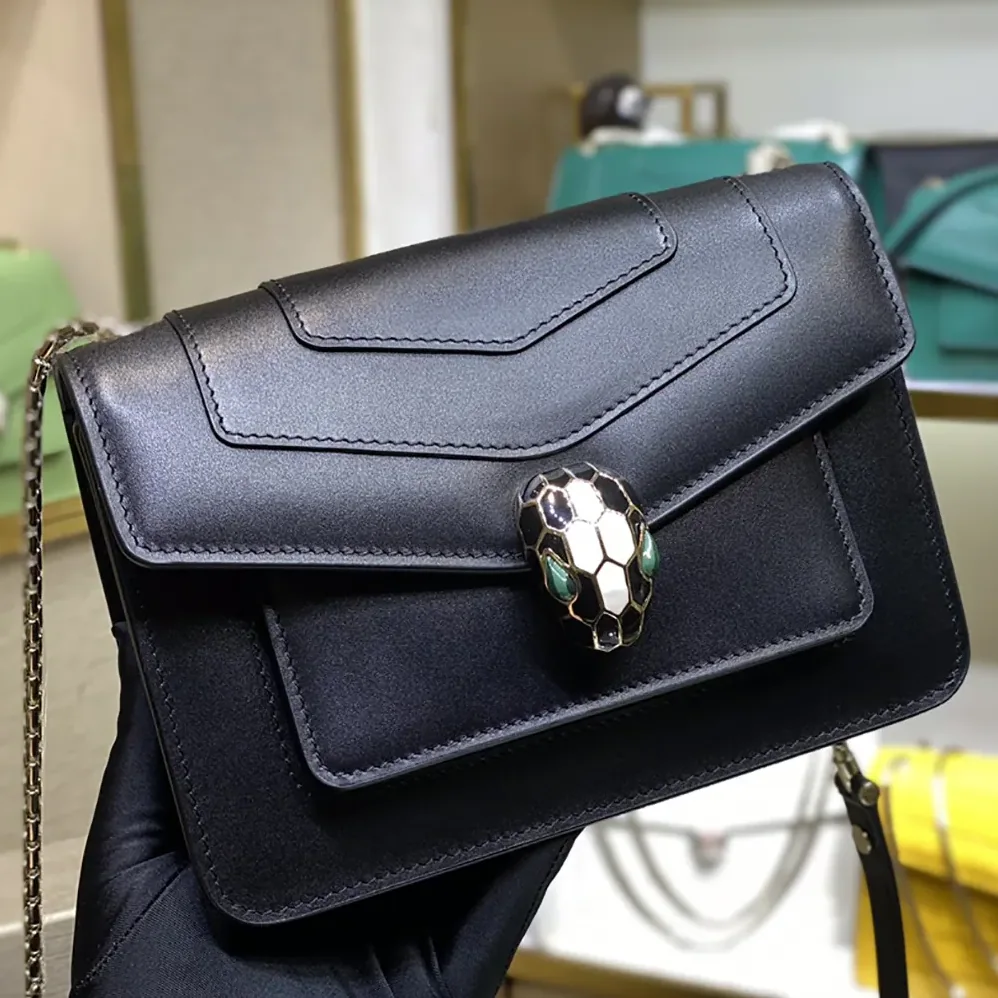 Bvlgari Mini Serpenti Forever East-West Shoulder Bag for Women in Black Bvlgari Mini Serpenti Forever East-West Shoulder Bag for Women in Black