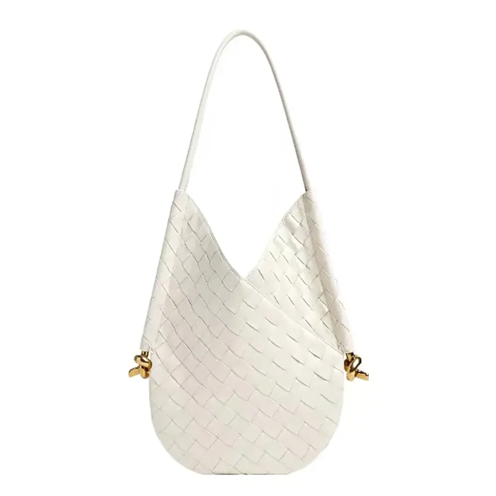Bottega Veneta Small Solstice Shoulder Bag for Women in White