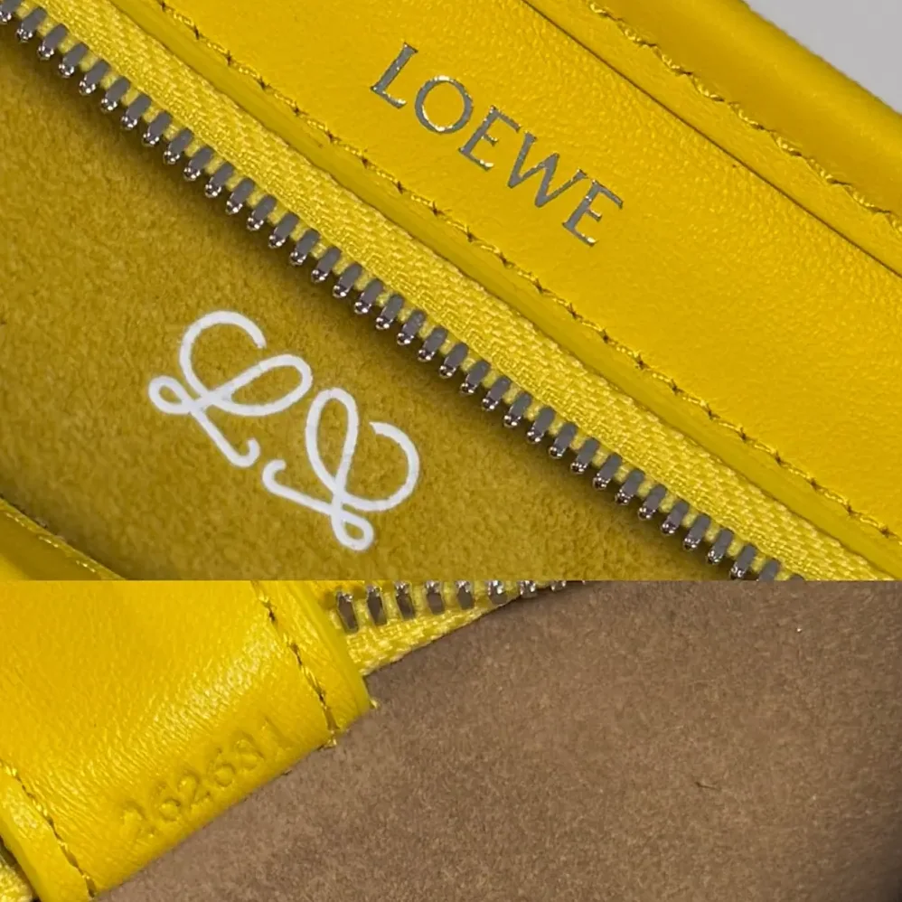 Loewe Mini Amazona 180 Bag in Soft Calfskin for Women in Daisy Yellow